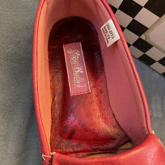 Vintage Sugar Babies Fuchsia Women’s Leather Slip On Shoes Size 7 1/2 with Box - Picture 3 of 16